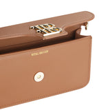 Royal Bagger Genuine Cow Leather Crossbody Bag for Women, Elegant Mini Shoulder Purse with Chain Strap & RFID Wallet 3244