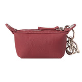 Royal Bagger Women’s Genuine Cow Leather Coin Purse with Keychain, Mini Zipper Pouch, Compact Change Wallet, Small Key Holder for Keys Cash Cards 4290