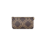 Royal Bagger Women's Mini Jewelry Box & Coin Purse – Signature Coated Canvas & Vegetable-Tanned Cowhide Leather, Solid Color Kiss Lock Change Pouch, Casual Small Storage Bag 5894