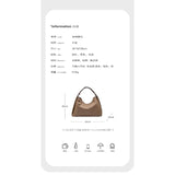 Royal Bagger Shoulder Crossbody Bags for Women Genuine Cow Leather Commute Fashion Ladies Underarm Bag Large Capacity