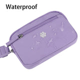 QuestAll RFID Canvas Waterproof Wrist Bag Women Card Holder Coin Cell Phone Wallet Three Pockets 9103