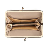 Royal Bagger PVC + Resin Tanned Leather Clutch Purses for Women, RFID Kiss Lock Wallet, Multi-card Slots Card Holder 5468