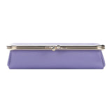 Royal Bagger Genuine Leather RFID Blocking Fashion Glasses Case, Pencil Bag with Kiss Lock, Organizer for Rings, Necklaces & Earrings for Women 4135
