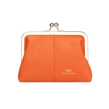 Royal Bagger RFID Blocking Coin Purse for Women, Fashion Kiss Lock Change Pouch, Genuine Leather Key & Card Holder 6120