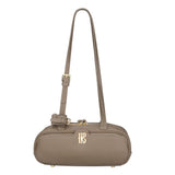 Royal Bagger Genuine Cow Leather Shoulder Handbag for Women, Cylinder Purse with Adjustable Strap, Fashion Women's Bag 3249