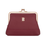 3296 Genuine Leather RFID Kiss-Lock Wallet