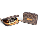 3291 RFID Blocking Leather Zip Wallet
