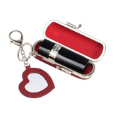 3286 Leather Lipstick Pouch with Mirror