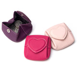 Royal Bagger Mini Lychee Pattern Coin Purse, Solid Color Buckle Key Earphone Storage Bag, Casual Change Pouch for Daily Use 1603