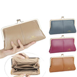 2468 Leather RFID Kiss-Lock Wallet