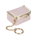 Royal Bagger Genuine Leather Mini Coin Purse, Solid Color Kiss Lock Change Pouch, Casual Style Small Storage Bag for Women 1894