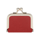 Royal Bagger Genuine Leather Mini Coin Purse, Solid Color Kiss Lock Change Pouch, Casual Style Small Storage Bag for Women 1894