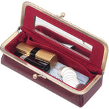 6135 Genuine Leather Jewelry & Glasses Organizer