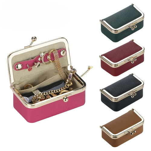 3203 Leather Jewelry & Coin Case