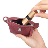 Royal Bagger Women’s Genuine Cow Leather Coin Purse with Keychain, Mini Zipper Pouch, Compact Change Wallet, Small Key Holder for Keys Cash Cards 4290