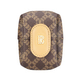 Royal Bagger RFID Mini Coin Purse for Women – Signature Coated Canvas & Vegetable-Tanned Cowhide Leather, Small Wallet Pouch for Keys, Earphones & Essentials 7603