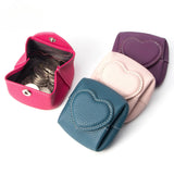 1604 Leather Heart-Flap Coin Pouch