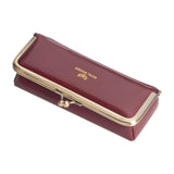 6135 Genuine Leather Jewelry & Glasses Organizer