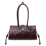 Royal Bagger Genuine Cow Leather Women's Shoulder Bag, Retro Underarm Tote Purse with Large Capacity, Top Handle Handbag 3265