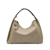Royal Bagger Shoulder Crossbody Bags for Women Genuine Cow Leather Commute Fashion Ladies Underarm Bag Large Capacity