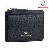 Royal Bagger Genuine Leather Women's Coin Purse - RFID Blocking Small Wallet, Casual Zipper Change Pouch for Daily Use 3200