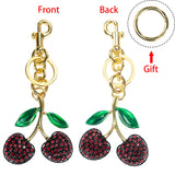 Royal Bagger Cute Cherry Keychain - Fashion Casual Metal Cherry Charm, Key Ring for Backpacks, Purses, and Gifts 001