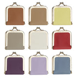 Royal Bagger Genuine Leather Mini Jewelry Box, Ring & Necklace Storage, Slim Coin Purse with Kiss Lock for Women 3120