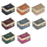 Big Size, Royal Bagger Genuine Leather Mini Jewelry Box, Ring & Necklace Storage, Retro Coin Purse with Kiss Lock for Women 4894