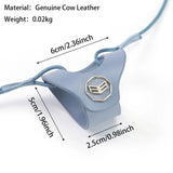 Royal Bagger Fashion Genuine Leather Eyeglass Neck Strap, Portable Sunglasses Holder, Anti-Loss Glasses Cord for Women 3130