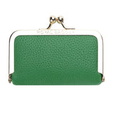 Royal Bagger Genuine Leather Jewelry Box, Mini Case for Rings, Necklaces & Earrings, Kiss Lock Coin Purse for Women 3203