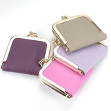 Royal Bagger Genuine Leather Mini Jewelry Box, Ring & Necklace Storage, Slim Coin Purse with Kiss Lock for Women 3120