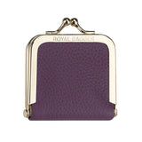 Royal Bagger Genuine Leather Mini Jewelry Box, Ring & Necklace Storage, Slim Coin Purse with Kiss Lock for Women 3120