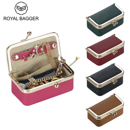 3203 Leather Jewelry & Coin Case