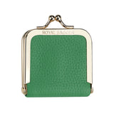 Royal Bagger Genuine Leather Mini Jewelry Box, Ring & Necklace Storage, Slim Coin Purse with Kiss Lock for Women 3120