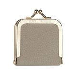 Royal Bagger Genuine Leather Mini Jewelry Box, Ring & Necklace Storage, Slim Coin Purse with Kiss Lock for Women 3120