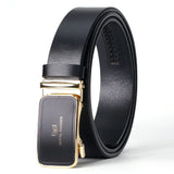 Royal Bagger Men's Genuine Leather Ratchet Belt for Dress & Casual Wear, Trim-to-Fit Design, Elegant Gift Box 01