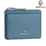 Royal Bagger Genuine Leather Women's Coin Purse - RFID Blocking Small Wallet, Casual Zipper Change Pouch for Daily Use 3200