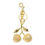 Royal Bagger Cute Cherry Keychain - Fashion Casual Metal Cherry Charm, Key Ring for Backpacks, Purses, and Gifts 001
