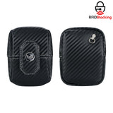 Royal Bagger Carbon Fiber Coin Purses for Men, RFID Slim Minimalist Wallet, Lightweight Large-Capacity Card & Cash Holder 4603
