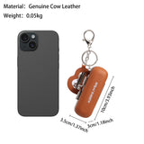3286 Leather Lipstick Pouch with Mirror