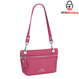 Royal Bagger RFID Blocking Coin Purse for Women Genuine Leather Portable Small Handbag Fashion Casual Clutch Wallet 2756