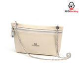 Genuine Leather RFID Crossbody Wallet