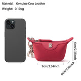Royal Bagger Women’s Genuine Cow Leather Coin Purse with Keychain, Mini Zipper Pouch, Compact Change Wallet, Small Key Holder for Keys Cash Cards 4290