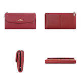 Royal Bagger Women’s RFID Blocking Long Wallet – Genuine Cow Leather Trifold Purse with Multi-Card Slots & Magnetic Closure 5063