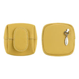 Royal Bagger Mini Lychee Pattern Coin Purse, Solid Color Buckle Key Earphone Storage Bag, Casual Change Pouch for Daily Use 1603