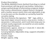 Royal Bagger Classic Quilted Chain Shoulder Bag for Women, Genuine Soft Cow Leather Underarm Purse, Fashion Handbag 3263