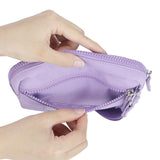 QuestAll RFID Canvas Waterproof Wrist Bag Women Card Holder Coin Cell Phone Wallet Three Pockets 9103