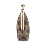 Royal Bagger PVC + Resin Tanned Leather Clutch Purses for Women, RFID Kiss Lock Wallet, Multi-card Slots Card Holder 5468