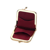 Royal Bagger Mini Ultra-Thin Jewelry Box & Kiss Lock Purse – Signature Coated Canvas, Women's Essential 8120