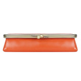 Royal Bagger Genuine Leather RFID Blocking Fashion Glasses Case, Pencil Bag with Kiss Lock, Organizer for Rings, Necklaces & Earrings for Women 3135